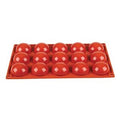 Silicone Mould | 15 Half Spheres Silicone Mould - 17.4cm x 29.5cm
