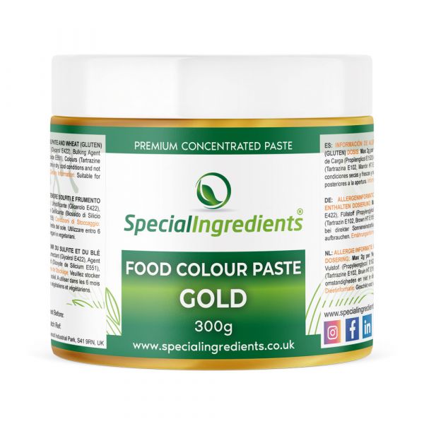 Gold Concentrated Food Colour Paste 300g
