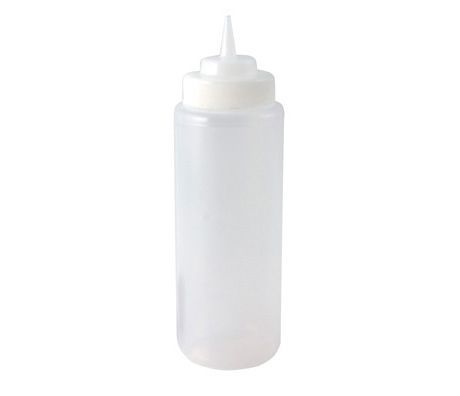 Squeezy Bottle | Clear Chefs Squeezy Bottle 680ml / 24oz